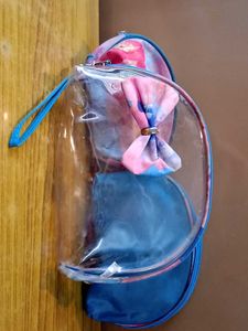 Combo of Pouch Transparent Purse - Set (3 Pcs)