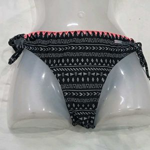 ⭐ Tribal Print Bikini Bottom with Side Ties