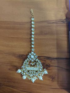 Kundan &amp; Pearl Necklace Set