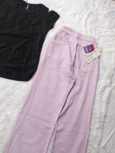 Black Pearl Top With Its Lilac Premium Jeans❤️?