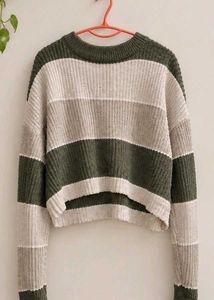 Striped Knit Sweater