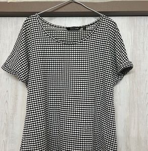 Pantaloons Black N White Printed T-shirt