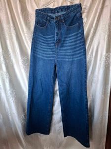 Trendy Wide Leg Jeans