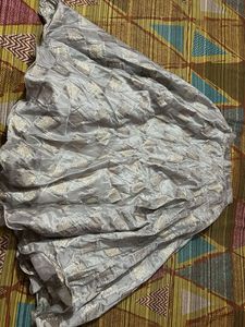 Elegant Grey Lehenga Skirt