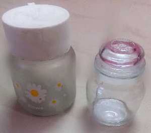 Cute Glass Jar with Lid - 2