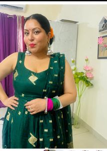 Elegant Green Kurta Set with Dupatta