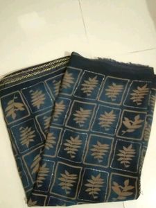 elegant party wear navy blue saree