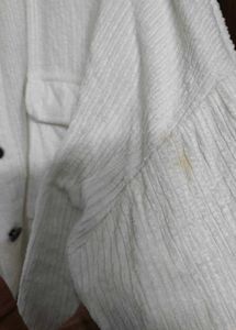 SALE 🛍️ Oversized Corduroy Jacket White Unisex