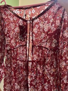 Chic Floral Print shrug