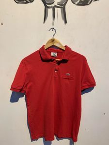 Red Lacoste Polo Shirt
