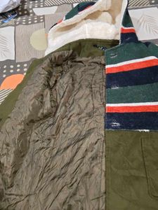 Striped Hooded Warm Coat and skivi free