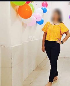 mustard Off-Shoulder Puff Sleeve Top