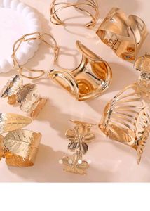 Gold Statement Cuff Bracelet