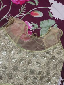 Golden Sequin Blouse Brand New Unused