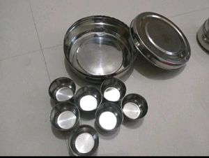 masala dabba,cup, bowl, spoon combo