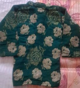 Green woollen kurta