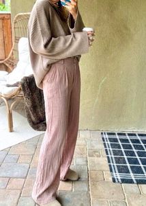Women mauve pink Pants