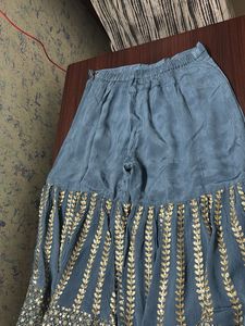 Embroidered Blue Kurta