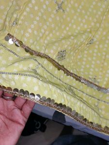 Yellow Embroidered Kurta Suit