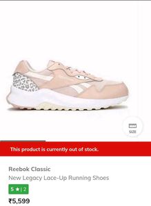 Reebok Pink running shoes