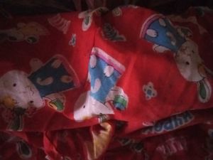 Cute Red Cartoon Print tent house cover