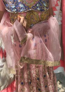 Embroidered Pink gown 💗🫶🏻