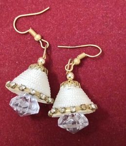 Elegant Pearl &amp; Crystal Earrings