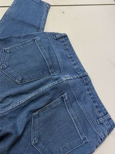 Orange Ruched Top &amp; Blue Denim Jeans Set