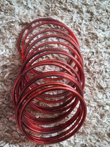 Set of Red Bangles