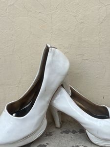 White Patent Heels
