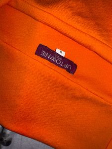 Vibrant Orange Uptownie Top