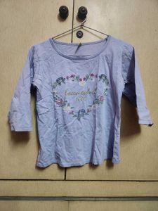 Lovely Heart Floral Print Top