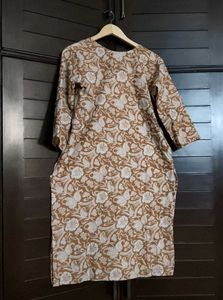 Cotton Printed Kurta Set with Dupatta