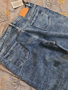 Wide Leg Acid Wash Jeans