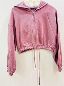 Zudio Crop Hoddie Sweatshirt