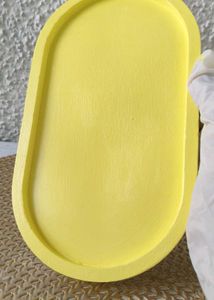 💛 Yellow Concrete Tray💛