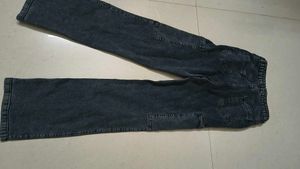 Dark Wash Cargo Jeans