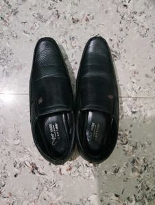 Classic Black Formal Slip-On Shoes