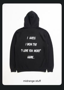 Black Graphic Print Hoodie