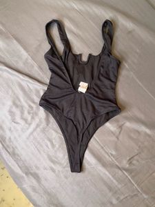 Black Bodysuit Top
