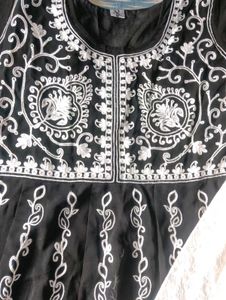 Black &amp; White Kurta