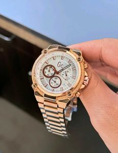 GC Two-Tone Chronograph Watch FOR MENS PREMIUM QUA