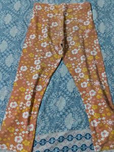 Floral Print Wide Leg Pants