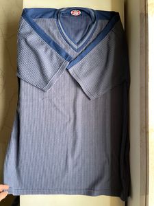 Retro Striped V-Neck T-Shirt Men