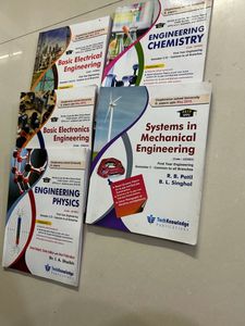 5 Books Brand New- FY Engineering sem1&amp;2