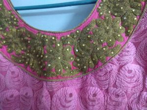 Pretty Pink Long Dress For Women