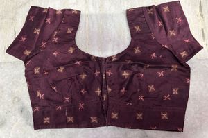 Beautiful Maroon Embroidered Saree