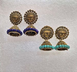 Ethnic Jhumka Earrings Set - New