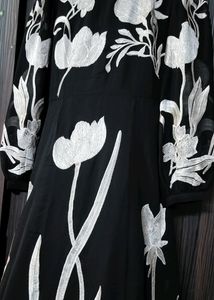 Black Dress With Back Chain