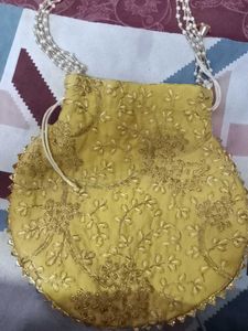 Embroidered Potli Bag